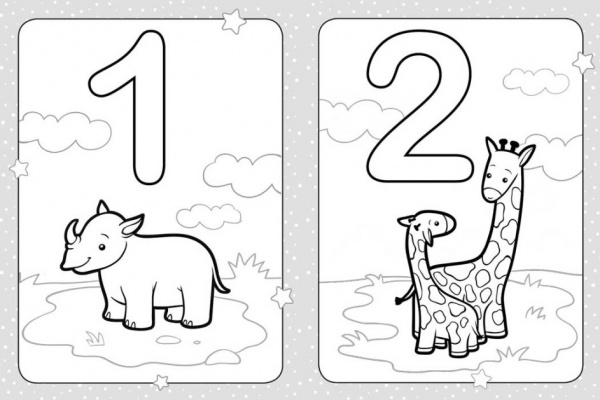 Розмальовка «Розфарбуй цифри» 978-966-750-584-4