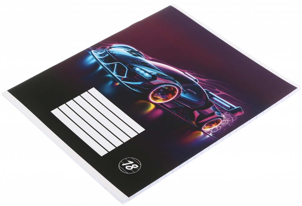 Тетрадь школьная Sport24 18 листов скоба линия Nota Bene