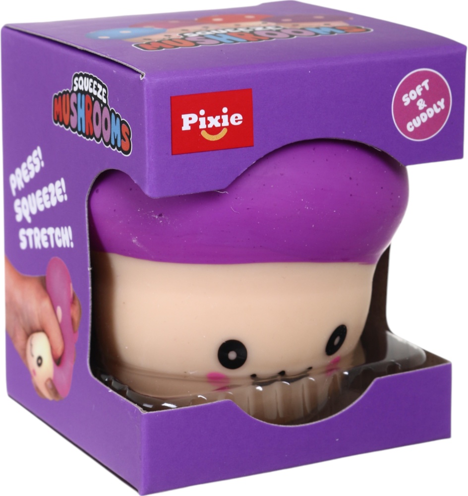 Игрушка-антистресс PIXIE зефирка грибочек 6.5x6.5x7.4 см в ассорт. CKS-10789