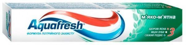 Зубна паста Aquafresh м'яко-м'ятна 50 мл