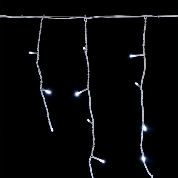 Гирлянда-штора LED 288 ламп 0.5x22 м белая