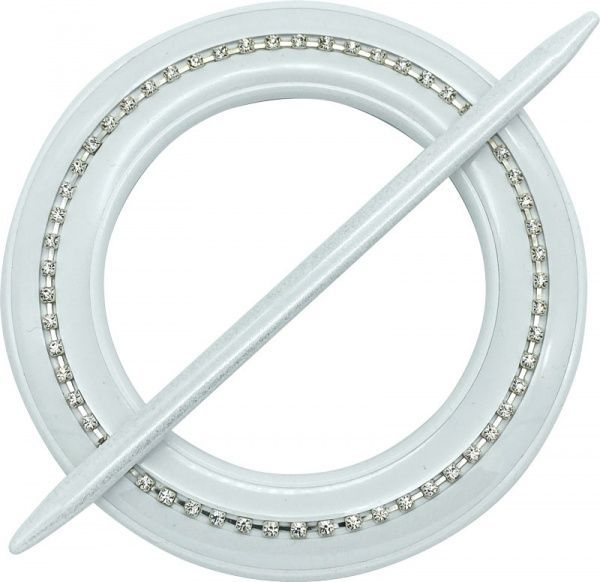 Декор Круг Элит d150 мм белый С004-0 MISLT