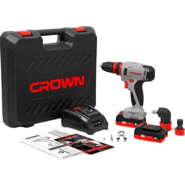 Шуруповерт акумуляторний Crown CT21081HQ-2 BMC