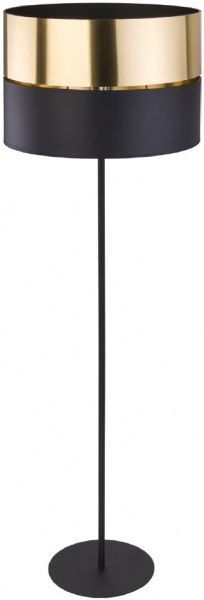 Торшер TK Lighting Hilton E27 60 Вт 5465 черный/золото 