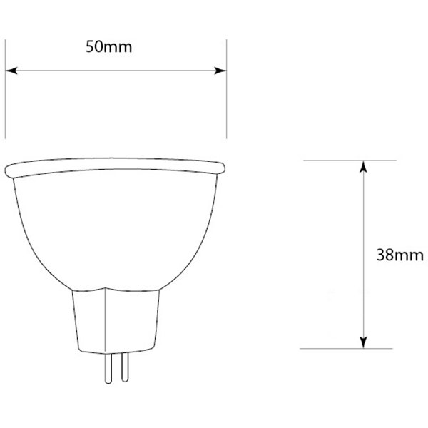 Лампа светодиодная Светкомплект 8 Вт MR16 матовая GU5.3 220 В 3000 К 