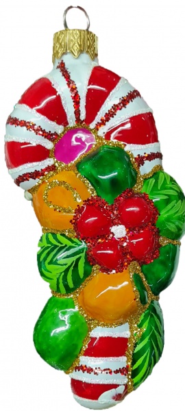 Підвіска Новорічна паличка 13 см 