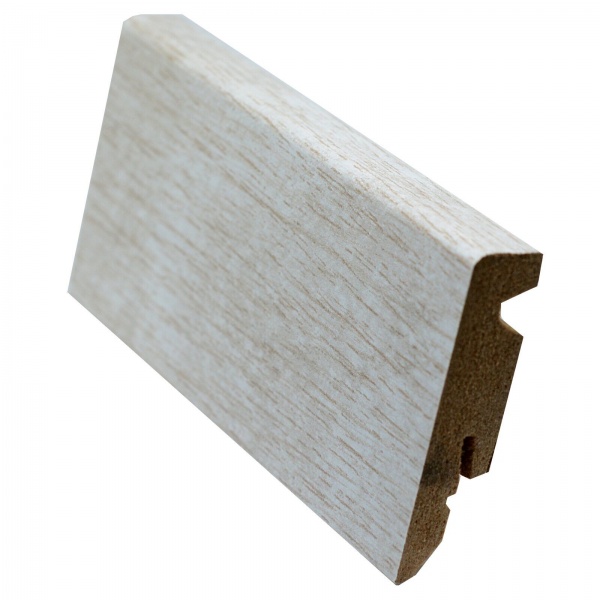 Плинтус FN Neuhofer Holz MDF SF453L FOEI197 дуб котедж белый 14х58х2400 мм 