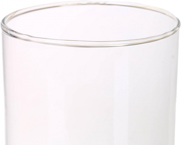 Ваза скляна Циліндр прозора h20 d10 20 см 