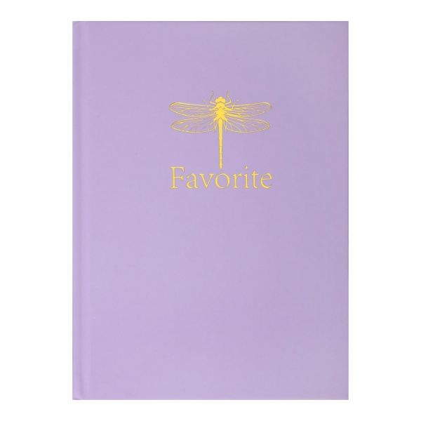 Книга для нотаток Favourite Pastel А5 96 арк. клітинка бузковий Buromax