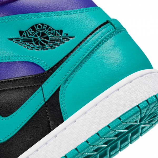 Кроссовки Nike AIR JORDAN 1 MID BQ6472-502 р.36,5 бирюзово-синий