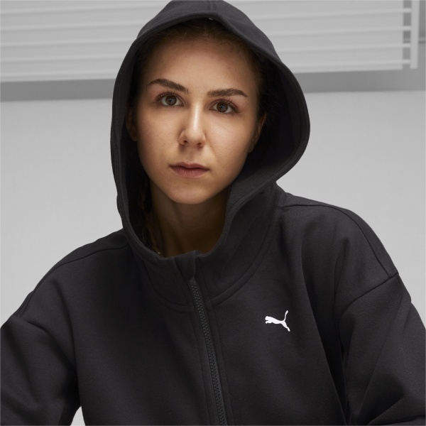 Джемпер Puma TRAIN FAVORITE FLEECE FULL ZIP 52423301 р.M чорний