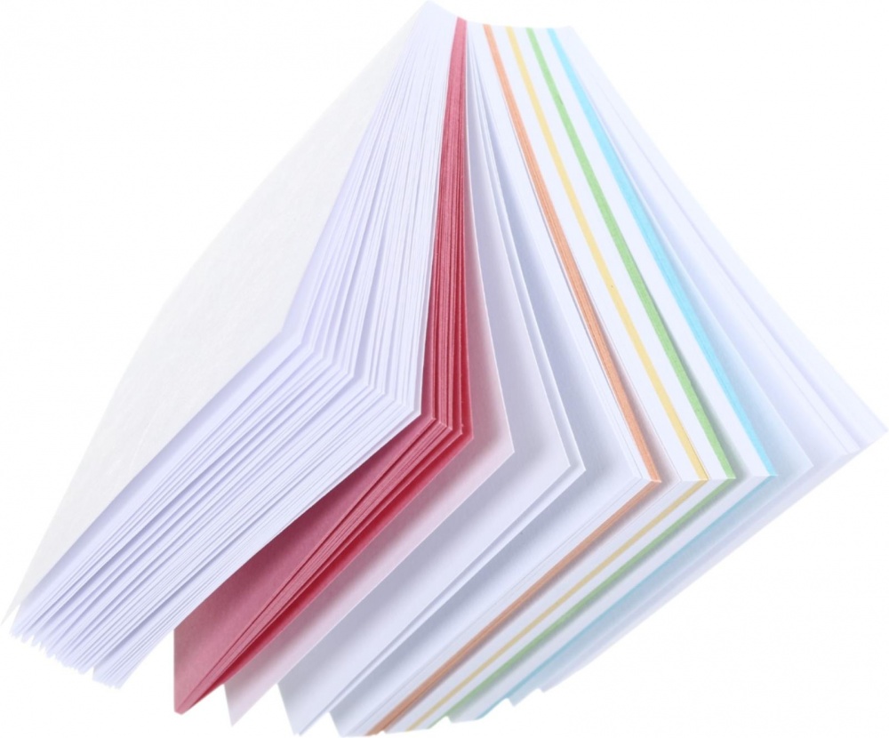 Папір для нотаток YAKTAK 85x85x30 мм мікс кольорів