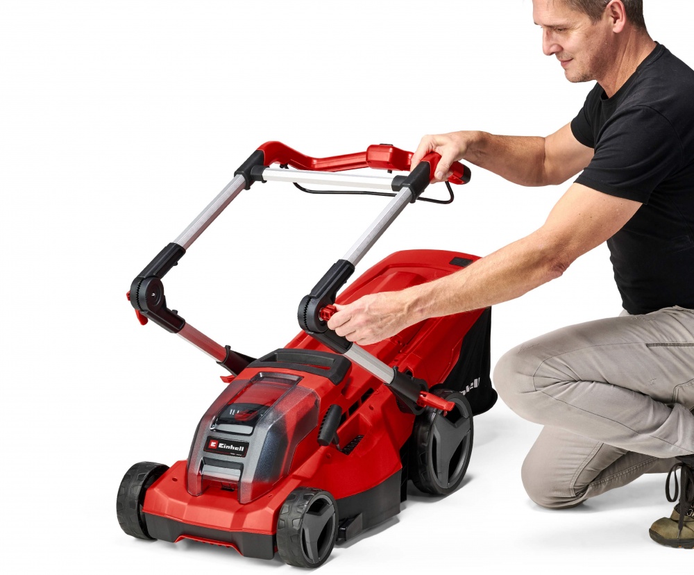 Газонокосилка аккумуляторная Einhell PXC GE-CM 36/37 Li+Ножиці акум.GC-CG 18/1 Li + 2Акб +ЗП