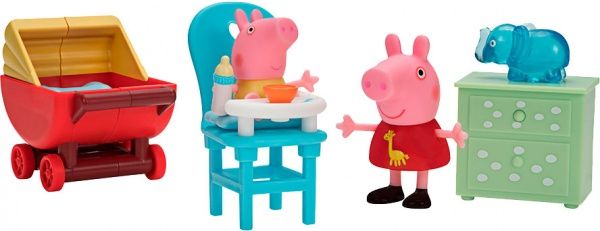 Игровой набор Peppa Pig в гостях у малыша Александра (со светловым эфектом) 