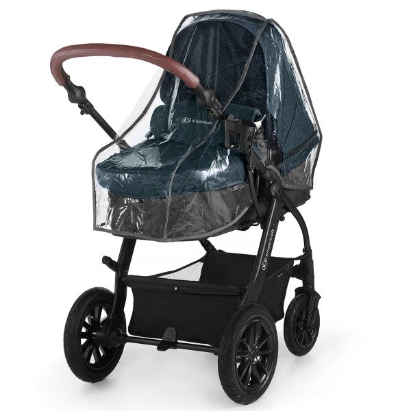 Коляска 3 в 1 Kinderkraft XMOOV джинсова 