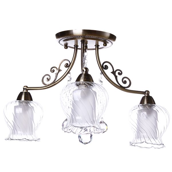 Люстра Accento Lighting Levanto ALHu-DL16754-3C античная латунь