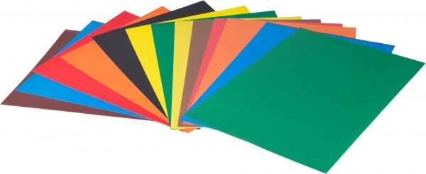 Набор цветного картона и бумаги А4 7 цветов по 7 листов 175101 Olli