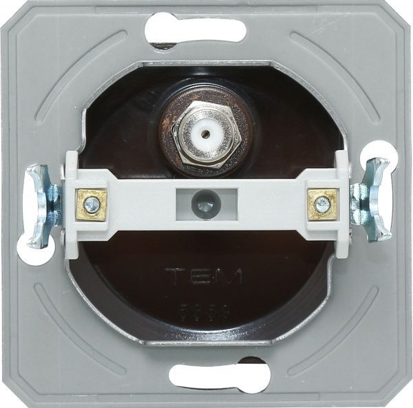 Розетка TV TEM Ekonomik TVR 0dB шоколадний KE10CBXO-U