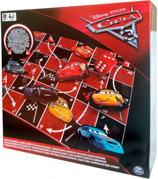 Гра настільна Spin Master Швидше вгору Тачки-3 з великим гумовим ігровим полем SM98420/6039198