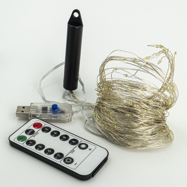 Гирлянда Altalusse INL-2108U-200 Cold встроенный светодиод (LED) 2 м 