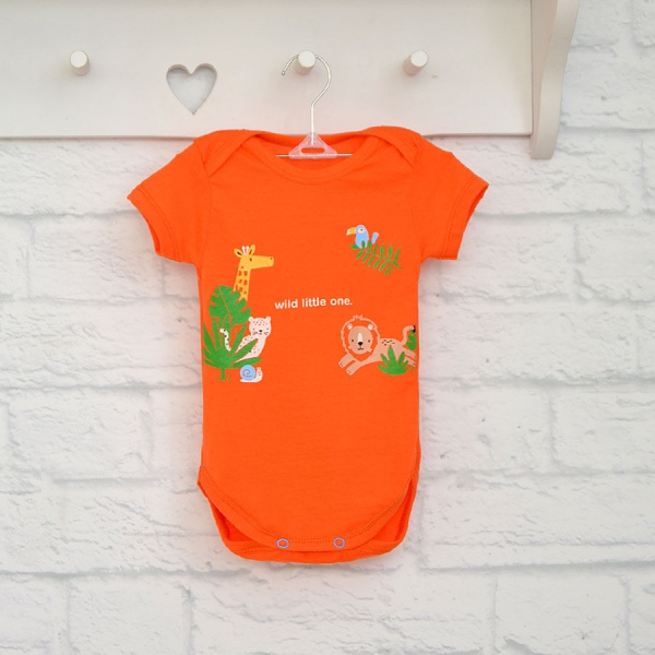 Боди детское унисекс Blanka Маугли р.74 оранжевый 12986 