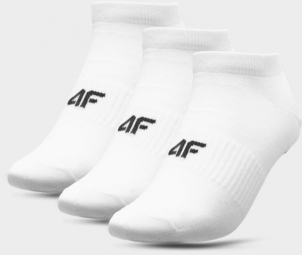 Шкарпетки 4F SOCKS CAS M203 (3PACK) 4FAW23USOCM203-10S р.39-42 білий
