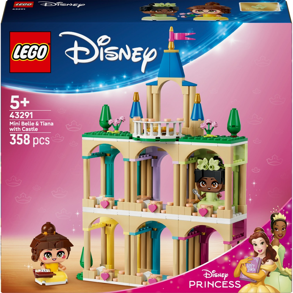 Конструктор LEGO Disney Princess Минипринцессы Бель и Тиана с замком 43291