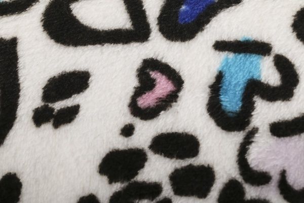 Плед Flannel Heart 127x152 см бежевий із малюнком La Nuit 