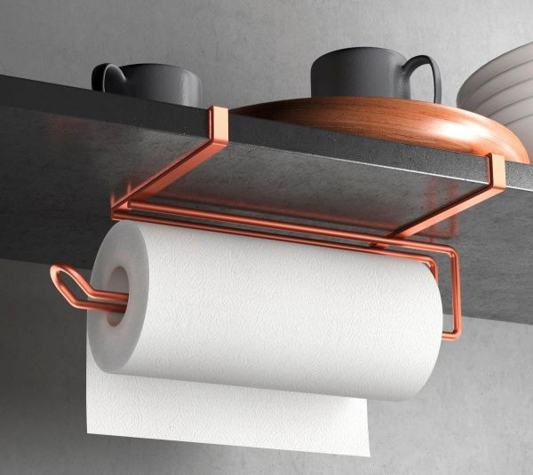 Тримач для паперових рушників Metaltex 363635 Copper 35x18x10 см мідь