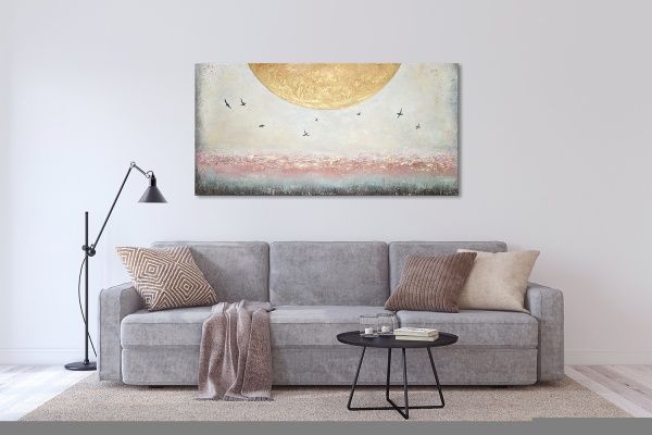 Картина Энергия солнца 70x140 см Юрис Проф Арт 