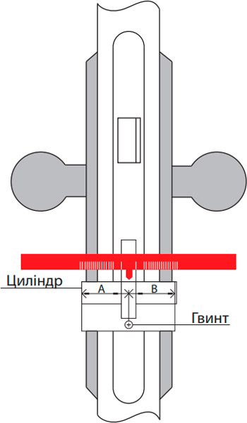 Цилиндр Apecs EC-70-NI (CIS) 35x35 ключ-ключ 70 мм хром