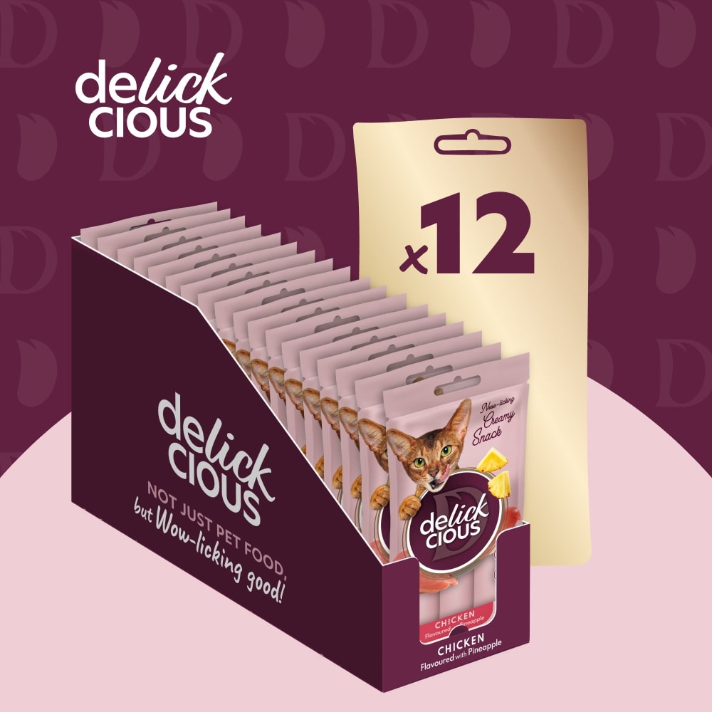 Ласощі DELICKCIOUS курка з додаванням ананасу