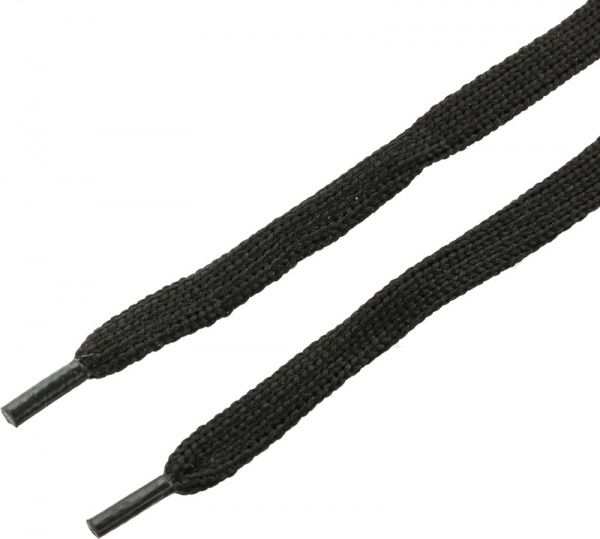 Шнурок Rolli плоский 120 см чорний 