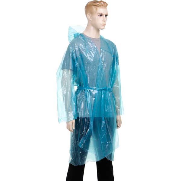 Плащ от дождя Эконом с поясом р. XL