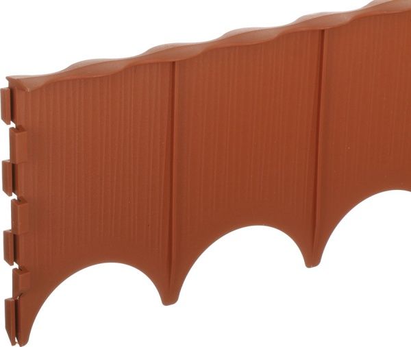 Декоративный бордюр ZMM Maxpol H116 терракот