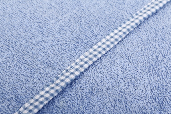 Рушник-куточок Білтекс 90х90 см 380 г/м кв. блакитний