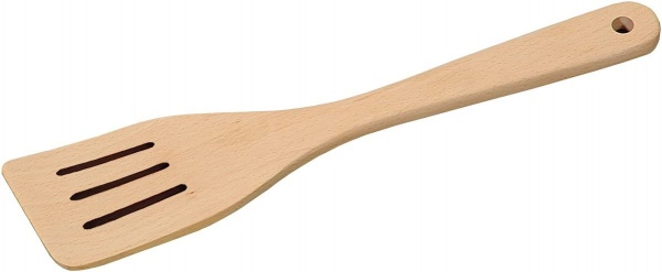 Ложка кухонная с прорезями 30x6 см бук 80845 Kesper