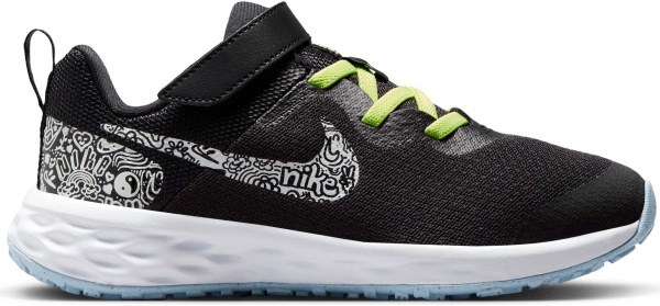Кроссовки Nike REVOLUTION 6 NN JP DV3182-001 р.35 черный