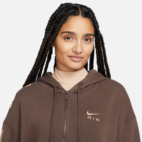 Джемпер Nike W NSW AIR FLC OS FZ HD FB8047-237 р.XS коричневий