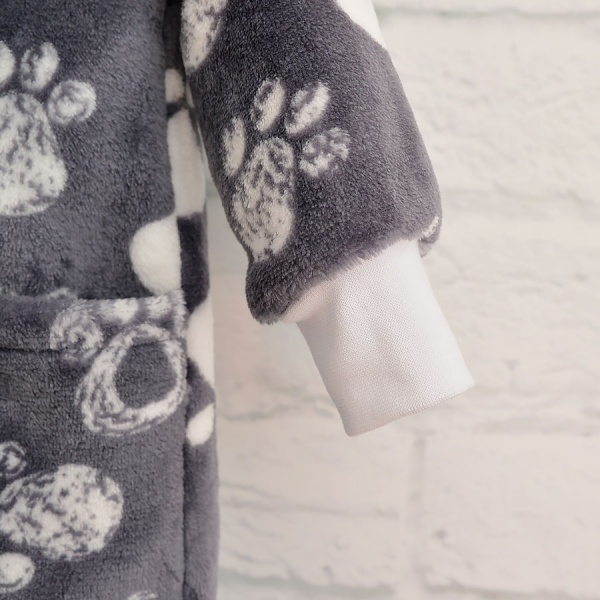 Ромпер для мальчика Blanka Лапки р.98 серый 110334 