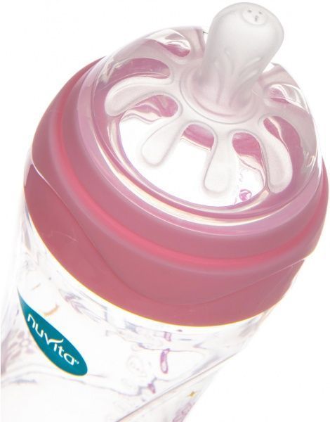 Пляшечка Nuvita Mimic 330 мл NV6050Pink