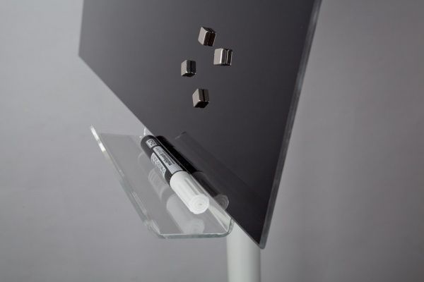 Флипчарт 2х3 стеклянный 100х70 см Black TFSZ