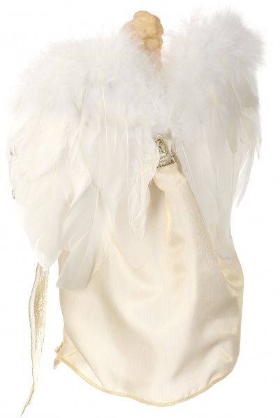 Мягкая игрушка Ангел текстильный серебряно-золотистый A1809A/B 30 см 