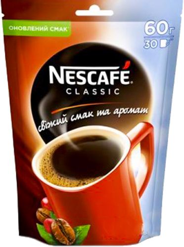 Кофе растворимый Nescafe Classic 60 г 7613035585881 