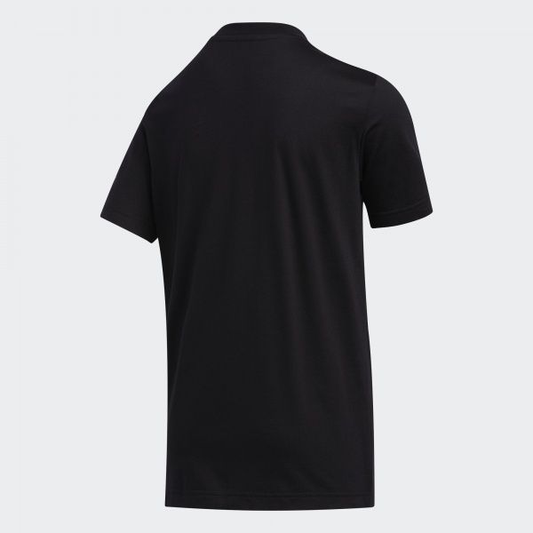 Футболка Adidas Y SS STRIPE RBH FQ2330 140 чорний