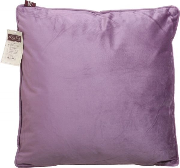 Подушка декоративна Велюр 45x45 см бузковий La Nuit 