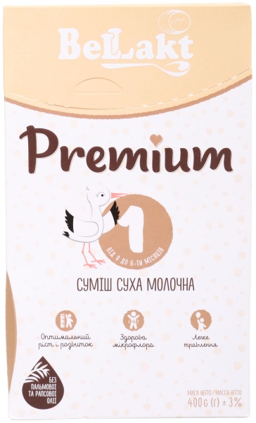 Суха молочна суміш Беллакт Преміум 1