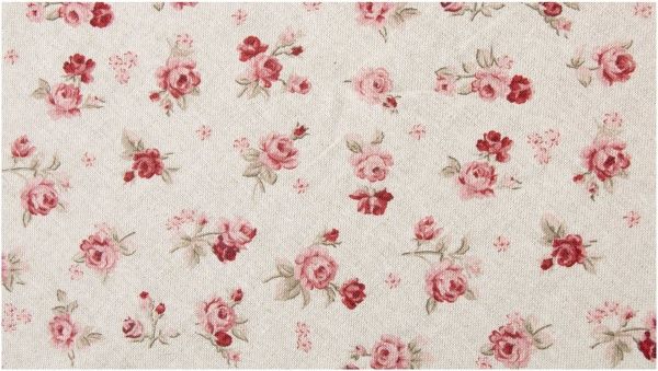 Скатерть Red Rose с кружевом круглая d200 Прованс 