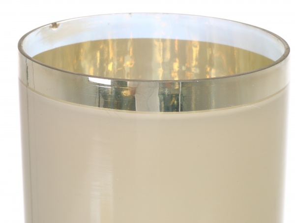 Ваза PANACHE Linear Stone 45 см сіро-коричневий/нікель 