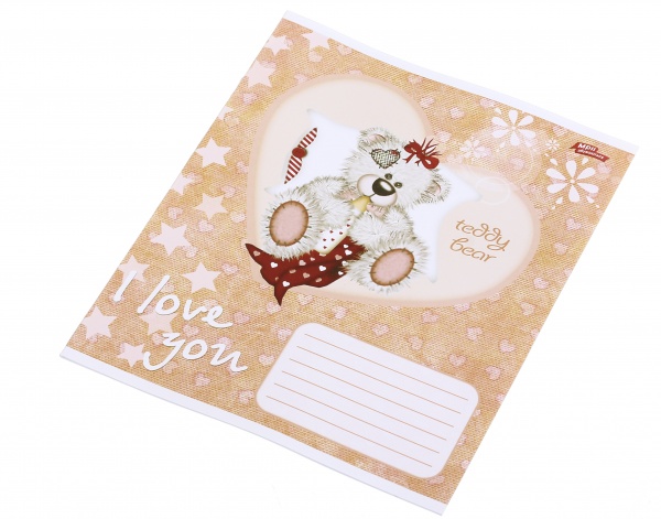 Зошит шкільний 12 аркушів у лінійку дизайн в асортименті Мрії збуваються